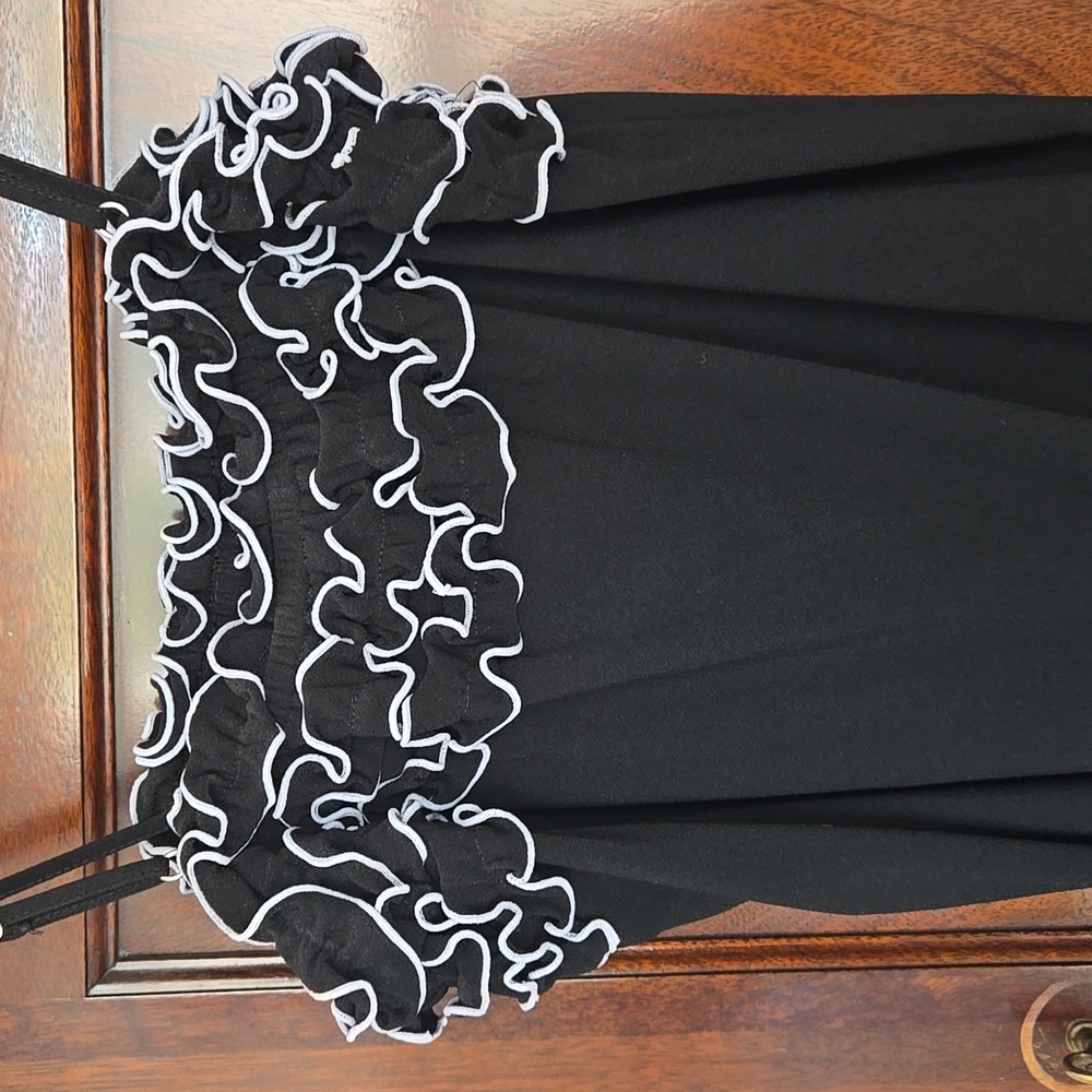 CeCe Ruffled Spaghetti Strap Tank Top, Size: Small - Picture 4 of 6